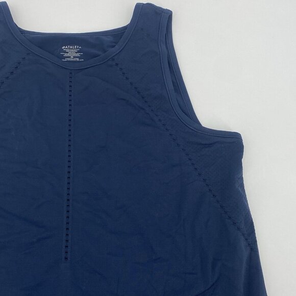 Athleta Foothill Seamless Tank in Navy Blue Size M - Picture 4 of 7